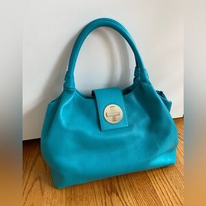 ♠️ Kate Spade Turquoise Bexley Stevie Satchel ♠️ EUC!